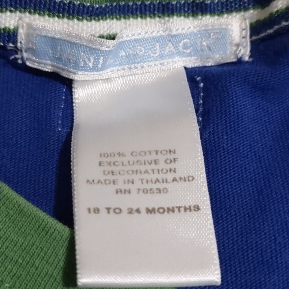 Janie and Jack Blue Dog Graphic Tee Baby Boy 18-24M - Picture 5 of 7